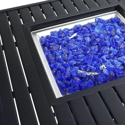 5pc Outdoor Set With Spring Motion Chairs & 28" Fire Table - Captiva Designs 10 5pc Outdoor Set With Spring Motion Chairs & 28" Fire Table - Captiva Designs - Image 10