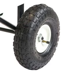 Sunnydaze Decor Sunnydaze Outdoor Lawn And Garden Heavy-Duty Steel Utility Cart With Removable Sides And Weather-Resistant Polyester Liner -Outdoor Garden GUEST 33762b1c 6af3 47a0 9b90 ac6f95dc04c7