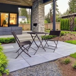 Saint Birch 3PCS Patio Set With 2 Folding Chairs And 1 Folding Table -Outdoor Garden GUEST 33b6c0f1 f6ce 4691 a239 fa2826618401