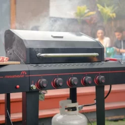 Megamaster 5-Burner Gas Grill With Stainless Steel Tong 720-0982TG -Outdoor Garden GUEST 33fc8d25 50fc 4d42 8ae5 ffde93b6ffed