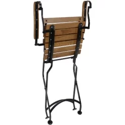 Sunnydaze Decor Sunnydaze Indoor/Outdoor Essential Chestnut Wood Folding Bistro Chair And Table - Dark Brown - 3pc 11 Sunnydaze Decor Sunnydaze Indoor/Outdoor Essential Chestnut Wood Folding Bistro Chair And Table - Dark Brown - 3pc -Outdoor Garden GUEST 34c4ba11 ee4c 4814 8b38 c688ec258c99