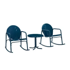Griffith 3pc Outdoor Rocking Chair Set - Navy - Crosley 13 Griffith 3pc Outdoor Rocking Chair Set - Navy - Crosley -Outdoor Garden GUEST 36525d19 a5fb 4155 858a 7c8ba79e4dd0