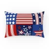 12"x18" Outdoor/Indoor Patriotic Truck Lumbar Throw Pillow Red - Pillow Perfect