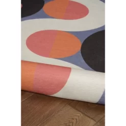 Rexford Washable Outdoor Rug Orange/Pink - Linon -Outdoor Garden GUEST 3889a626 3be7 4fde 9f63 9e7b58ed3e57