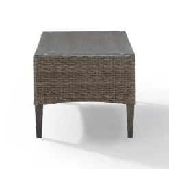 Rockport Outdoor Wicker Coffee Table - Crosley -Outdoor Garden GUEST 38c1078a bf58 4f1e 91f3 0e2e477dac38