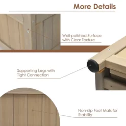 Costway 2PC 68in Wood Planter Box W/Trellis Raised Garden Bed For Climbing Plant -Outdoor Garden GUEST 3910ad8d 3de7 4e5c b81e 0e2715279d2f
