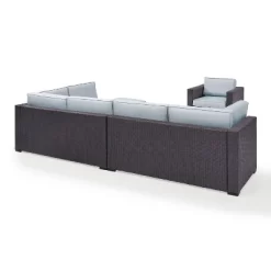 Biscayne 6pc Outdoor Wicker Sectional Set - Mist - Crosley 12 Biscayne 6pc Outdoor Wicker Sectional Set - Mist - Crosley -Outdoor Garden GUEST 39c17edf 514b 4021 a923 9d19ee29048c