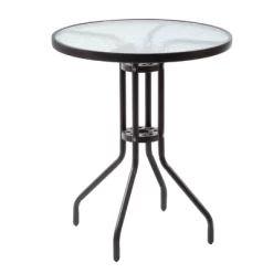 3pc Outdoor Dining Furniture Patio Bistro Set With 2 Folding Chairs & Round Table -Crestlive Products -Outdoor Garden GUEST 3a7cd3b8 a6a2 4c50 aea5 c1241d57981d