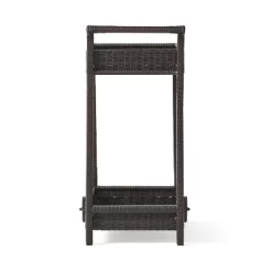 Savona Wicker Outdoor Serving Cart - Brown - Christopher Knight Home 9 Savona Wicker Outdoor Serving Cart - Brown - Christopher Knight Home -Outdoor Garden GUEST 3ae5699d 3049 4a21 8bb0 290da99100a8