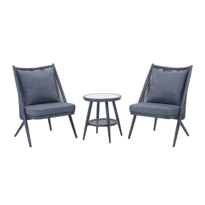 3pc Dirk Patio Chair With Side Table - MiBasics 6 3pc Dirk Patio Chair With Side Table - MiBasics - Image 6