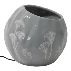 Multicolor Wildflower Ceramic Indoor Water Fountain With Pump - Foreside Home & Garden