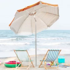 Costway 6.5FT Patio Beach Umbrella Sun Shade Tilt Carry Bag -Outdoor Garden GUEST 3c46db63 d25e 4c83 be6f c4340493f99c