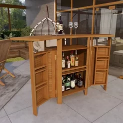 Patio Bar Table Teak - Olivia & May 30 Patio Bar Table Teak - Olivia & May -Outdoor Garden GUEST 3d5b1d29 6e6a 4851 9363 acbd38919b6d