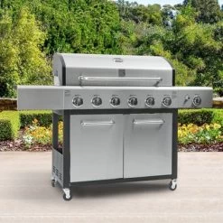 Kenmore 6-Burner XL Grill With Side Propane Gas Burner PG-40611S0L -Outdoor Garden GUEST 3dc61ee5 c11a 458e 92e8 21b2bd13c673