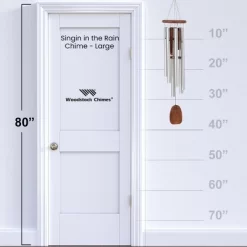 Woodstock Wind Chimes For Outside, Outdoor Decor, Garden And Patio Decor Singing In The Rain Chime, Large (37'') Wind Chime (RAINL) 9 Woodstock Wind Chimes For Outside, Outdoor Decor, Garden And Patio Decor Singing In The Rain Chime, Large (37'') Wind Chime (RAINL) -Outdoor Garden GUEST 3ee96423 e514 4525 80d5 203de95aab53