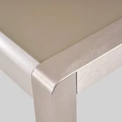 Cape Coral 5pc Aluminum & Tempered Glass Dining Set - Silver - Christopher Knight Home -Outdoor Garden GUEST 3eeecb13 f766 4bc4 b87b ef920ce246cf