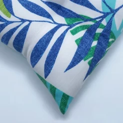 Pillow Perfect - 2pc Indoor Outdoor Tufted Seat Cushions Islamorada Blue/Green