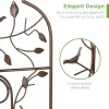 Best Choice Products Set Of 2 60x15in Iron Arched Garden Trellis Fence Panel W/ Branches, Birds For Climbing Plants