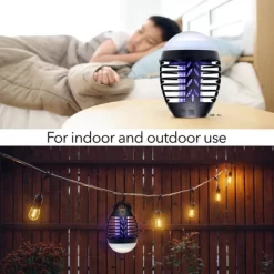 Dartwood Outdoor Bug Zapper - Waterproof, USB Rechargeable And Battery Powered Mosquito Killer, Insect Trap And Fly Swatter (2-4 Packs) -Outdoor Garden GUEST 400333ae af32 45db a8e9 11ae07a1a2a4