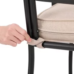 7pc Outdoor Dining Set With 6 Chairs With Seat & Back Cushions & Metal Rectangle Table With Umbrella Hole - Captiva Designs 23 7pc Outdoor Dining Set With 6 Chairs With Seat & Back Cushions & Metal Rectangle Table With Umbrella Hole - Captiva Designs -Outdoor Garden GUEST 40ac6924 30a3 4cab 9ae8 79bfef920a0a