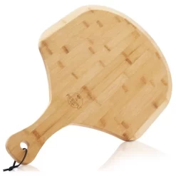 Pie Supply Bamboo Pizza Peel For Baking And Serving, Wood Paddle Cutting Board With Handle And Hanging Strap -Outdoor Garden GUEST 40bdfe26 0dd4 4d4a 9f7e 98fb1bccf17a