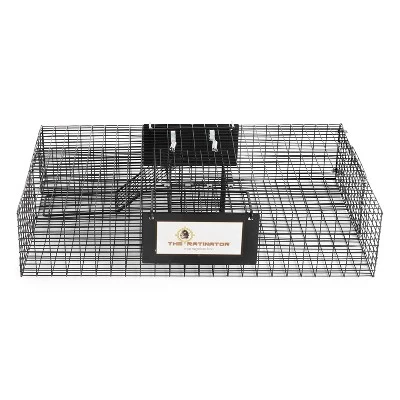 Rugged Ranch Large Metal Wire Live Catch & Release Trap Cage W/ Easy Open Top Lid & 2 Door System 2 Rugged Ranch Large Metal Wire Live Catch & Release Trap Cage W/ Easy Open Top Lid & 2 Door System - Image 2