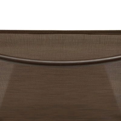 3pc Outdoor Five Position Adjustable Curved Aluminum Lounge Set Brown - Crestlive Products 8 3pc Outdoor Five Position Adjustable Curved Aluminum Lounge Set Brown - Crestlive Products - Image 8