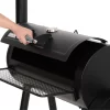Captiva Designs E02GR006 Offset Charcoal Smoker - Black