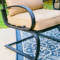 5pc Outdoor Set With Spring Motion Chairs & 28" Fire Table - Captiva Designs 20 5pc Outdoor Set With Spring Motion Chairs & 28" Fire Table - Captiva Designs -Outdoor Garden GUEST 43e1c96a b3e9 44bf b02f b077c4a39674