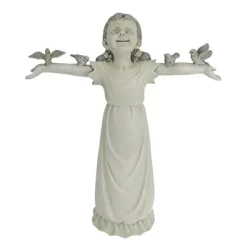 Design Toscano Basking In God's Glory Little Girl Statue: Medium
