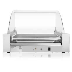 Olde Midway Electric Hot Dog Roller Grill Cooker With Glass Cover, Commercial Grade Machine -Outdoor Garden GUEST 441b553d 38d6 4377 8261 36b7c146f4ff