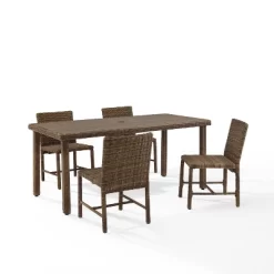 5pc Bradenton Outdoor Steel Dining Set - Crosley -Outdoor Garden GUEST 44a169ed d595 49d5 bb66 eda2653f6d7e