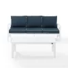 Kaplan 2pc Outdoor Sofa Set - Navy - Crosley