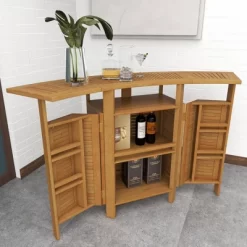 Patio Bar Table Teak - Olivia & May 29 Patio Bar Table Teak - Olivia & May -Outdoor Garden GUEST 4690d246 4d16 4282 a07f 13768f4be0a1