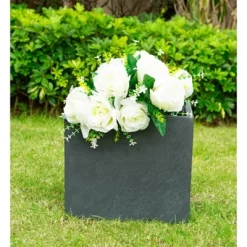 Rosemead Home & Garden, Inc. Kante Lightweight Modern Outdoor Concrete Square Planter -Outdoor Garden GUEST 47e5c606 c1a3 4956 be83 3fdb2c091284