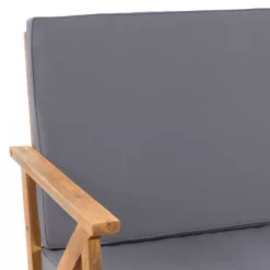 Panama 4pc Acacia Wood Patio Chair Set - Teak Finish - Christopher Knight Home -Outdoor Garden GUEST 480e3058 22e5 491c 850f a6aa603b5a3d