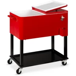 Best Choice Products 80qt Steel Rolling Cooler Cart W/ Bottle Opener, Catch Tray, Drain Plug, Locking Wheels 14 Best Choice Products 80qt Steel Rolling Cooler Cart W/ Bottle Opener, Catch Tray, Drain Plug, Locking Wheels -Outdoor Garden GUEST 48816c62 320b 4552 b627 5096f337c455