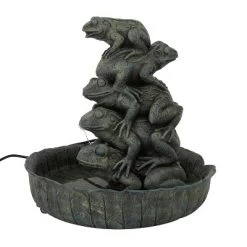 19" X 20" Rustic Resin Fountain Green - Olivia & May 9 19" X 20" Rustic Resin Fountain Green - Olivia & May -Outdoor Garden GUEST 48e09d3d 1dda 4357 9e5a 48ec1e2e69c4
