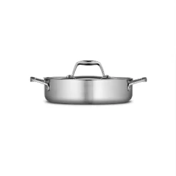 Tramontina Gourmet Tri-Ply Clad 3qt Braiser With Lid Silver -Outdoor Garden GUEST 48ed9df8 aa9b 4e23 8c3d 60aa14a00cd7