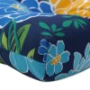 Outdoor/Indoor Loveseat Cushion Spring Bling Blue - Pillow Perfect