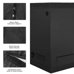 Costway Indoor Grow Tent Room Reflective Hydroponic Non Toxic Clone Hut 6 Size (48''X24''X60'') -Outdoor Garden GUEST 49b25a1c 3b7d 4d34 8812 1e4343d45d4c