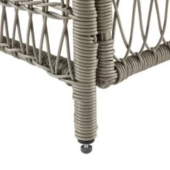 3pc Thatcher Outdoor Steel Chair & Ottoman Set Creme/Driftwood - Crosley -Outdoor Garden GUEST 4a48ef54 3ffe 49bb b3ea da4b07421a5f