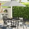 9'x9' Sunbrella Market Patio Umbrella - Black Pole - Smith & Hawken™