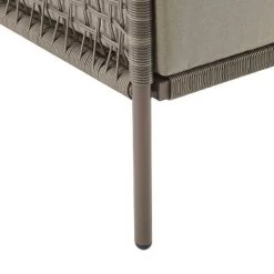 Cali Bay 3pc Outdoor Wicker & Metal Seating Set - Taupe/Light Brown - Crosley -Outdoor Garden GUEST 4ad7f79a 44c7 4493 8bf8 6c081e30f1fe