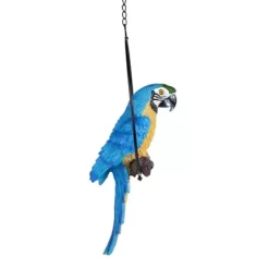 Design Toscano Polly In Paradise Parrot On Ring Perch: Medium -Outdoor Garden GUEST 4af3bcb3 ccbe 4014 9d14 555da807b6a0