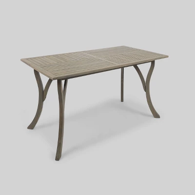 Hermosa 7pc Acacia Dining Set - Christopher Knight Home 2 Hermosa 7pc Acacia Dining Set - Christopher Knight Home - Image 2