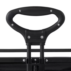 Seina Heavy Duty Steel Collapsible Folding Outdoor Portable Utility Cart Wagon With All Terrain Plastic Wheels And 150 Pound Capacity, Blue/Gray -Outdoor Garden GUEST 4e62e3df 7ea4 4991 843f 6bba0d7a1e6e