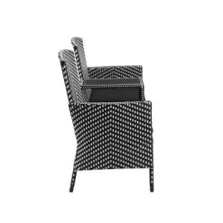 2pc Maksville Aluminum Patio Loveseat & Trash Can - MiBasics -Outdoor Garden GUEST 4eaff4b3 4d9e 4c55 81ac cc9c7e3f66f0