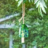 Evergreen 7"H Turquoise Confetti Chime