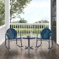 Griffith 3pc Outdoor Rocking Chair Set - Navy - Crosley 14 Griffith 3pc Outdoor Rocking Chair Set - Navy - Crosley -Outdoor Garden GUEST 4fdc0055 e1b7 444f a8ef 724f20537f3e